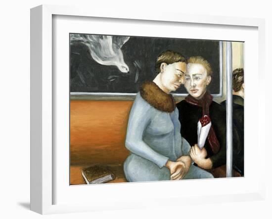 Subway Annunciation, 2006-Caroline Jennings-Framed Giclee Print