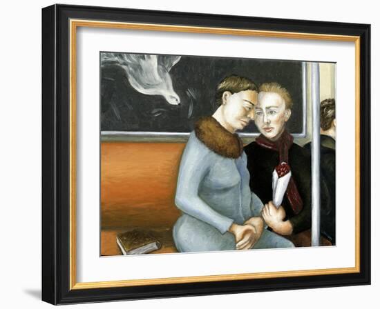 Subway Annunciation, 2006-Caroline Jennings-Framed Giclee Print