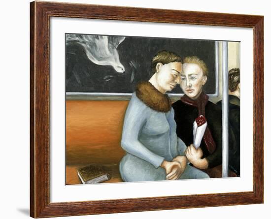 Subway Annunciation, 2006-Caroline Jennings-Framed Giclee Print