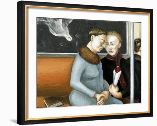 Subway Annunciation, 2006-Caroline Jennings-Framed Giclee Print