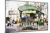 Subway Entrance II - In the Style of Oil Painting-Philippe Hugonnard-Mounted Giclee Print