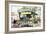 Subway Entrance - In the Style of Oil Painting-Philippe Hugonnard-Framed Giclee Print