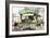 Subway Entrance - In the Style of Oil Painting-Philippe Hugonnard-Framed Giclee Print