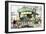 Subway Entrance - In the Style of Oil Painting-Philippe Hugonnard-Framed Giclee Print