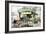 Subway Entrance - In the Style of Oil Painting-Philippe Hugonnard-Framed Giclee Print