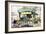 Subway Entrance - In the Style of Oil Painting-Philippe Hugonnard-Framed Giclee Print