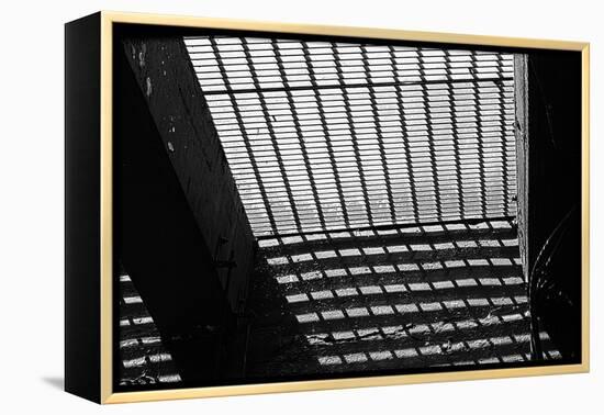 Subway Grate New York City-null-Framed Stretched Canvas