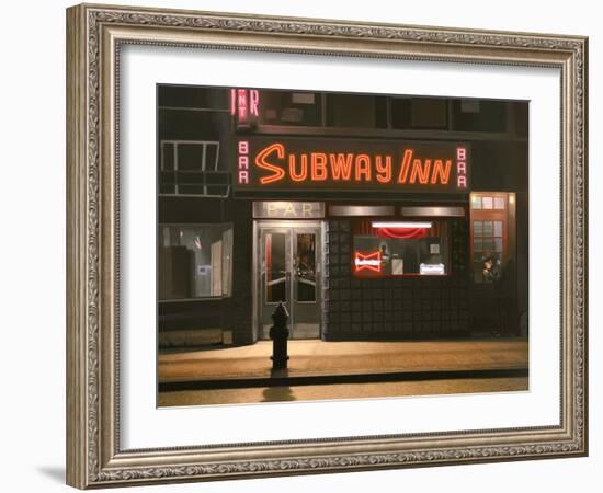 Subway Inn, 1989-Max Ferguson-Framed Giclee Print