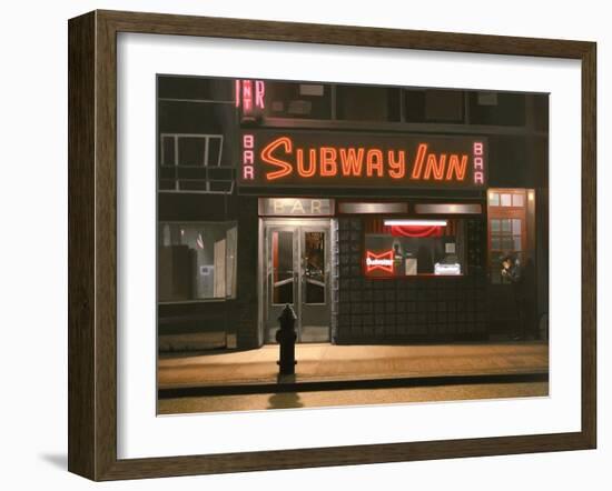 Subway Inn, 1989-Max Ferguson-Framed Giclee Print