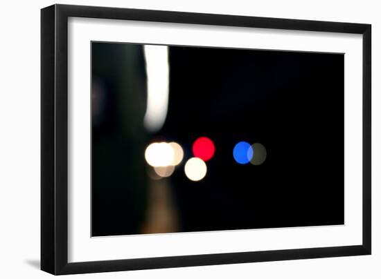 Subway Lights New York City-null-Framed Photo