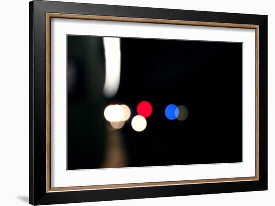 Subway Lights New York City-null-Framed Photo