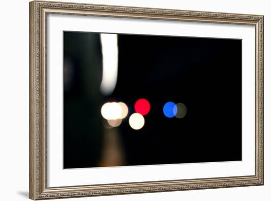 Subway Lights New York City-null-Framed Photo