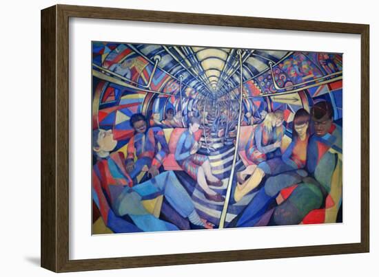 Subway NYC, 1994-Charlotte Johnson Wahl-Framed Giclee Print