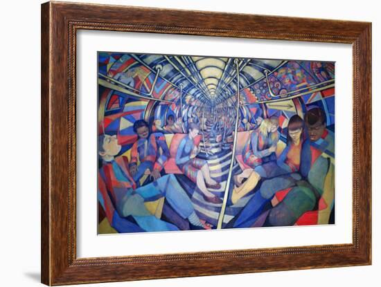 Subway NYC, 1994-Charlotte Johnson Wahl-Framed Giclee Print