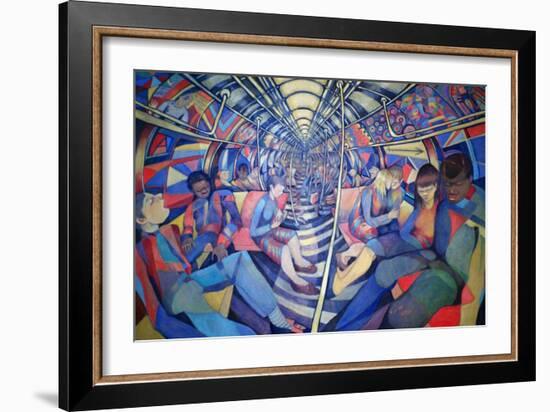 Subway NYC, 1994-Charlotte Johnson Wahl-Framed Giclee Print