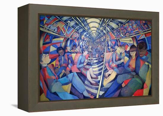 Subway NYC, 1994-Charlotte Johnson Wahl-Framed Premier Image Canvas