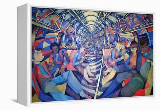 Subway NYC, 1994-Charlotte Johnson Wahl-Framed Premier Image Canvas