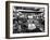 Subway Series: Rapt Audience in Bar Watching World Series Game from New York on TV-Francis Miller-Framed Photographic Print