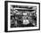 Subway Series: Rapt Audience in Bar Watching World Series Game from New York on TV-Francis Miller-Framed Photographic Print