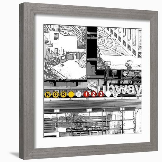 Subway Square-Susan Bryant-Framed Photographic Print