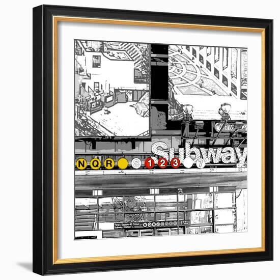 Subway Square-Susan Bryant-Framed Photographic Print