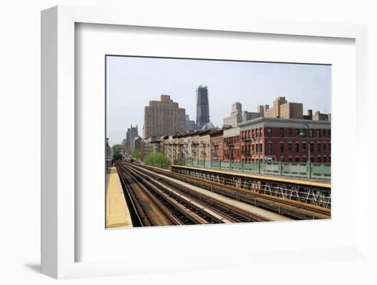 Subway Station in New York City-p.lange-Framed Photographic Print