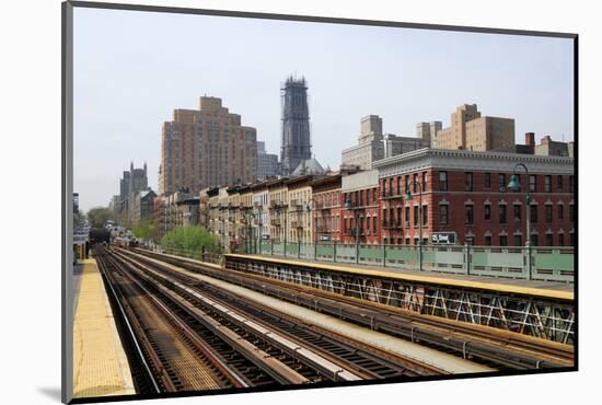 Subway Station in New York City-p.lange-Mounted Photographic Print