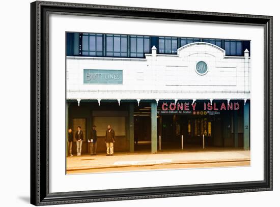 Subway Stations - Coney Island - New York - United States-Philippe Hugonnard-Framed Photographic Print