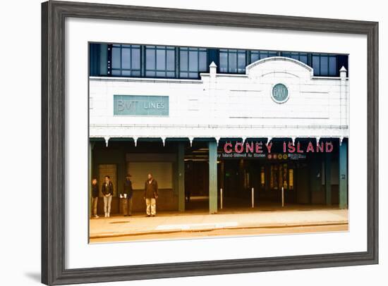 Subway Stations - Coney Island - New York - United States-Philippe Hugonnard-Framed Photographic Print