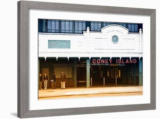 Subway Stations - Coney Island - New York - United States-Philippe Hugonnard-Framed Photographic Print