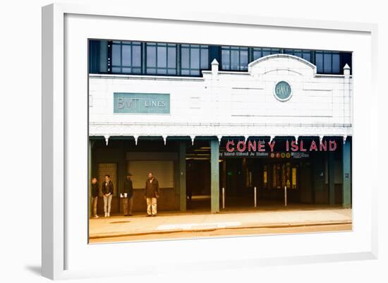 Subway Stations - Coney Island - New York - United States-Philippe Hugonnard-Framed Photographic Print