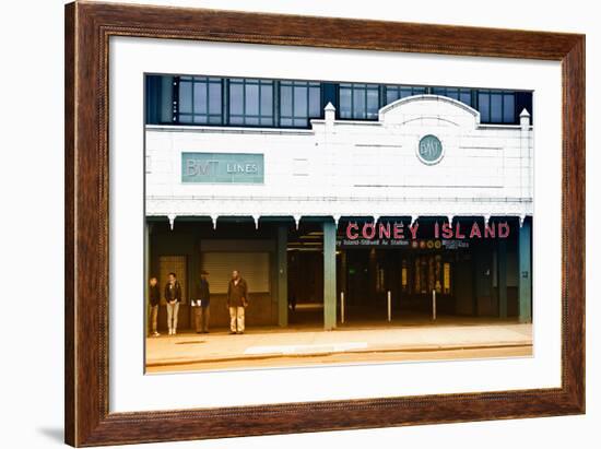 Subway Stations - Coney Island - New York - United States-Philippe Hugonnard-Framed Photographic Print