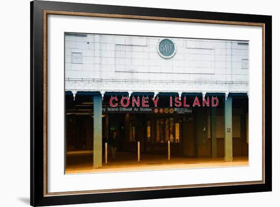 Subway Stations - Coney Island - New York - United States-Philippe Hugonnard-Framed Photographic Print