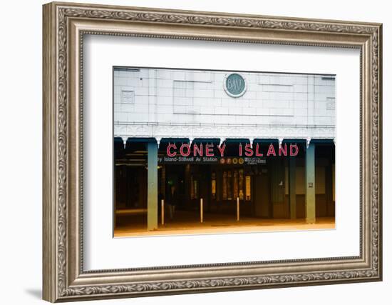 Subway Stations - Coney Island - New York - United States-Philippe Hugonnard-Framed Photographic Print