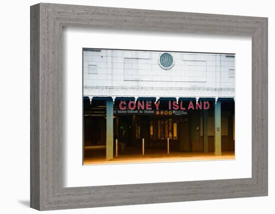 Subway Stations - Coney Island - New York - United States-Philippe Hugonnard-Framed Photographic Print