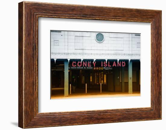 Subway Stations - Coney Island - New York - United States-Philippe Hugonnard-Framed Photographic Print