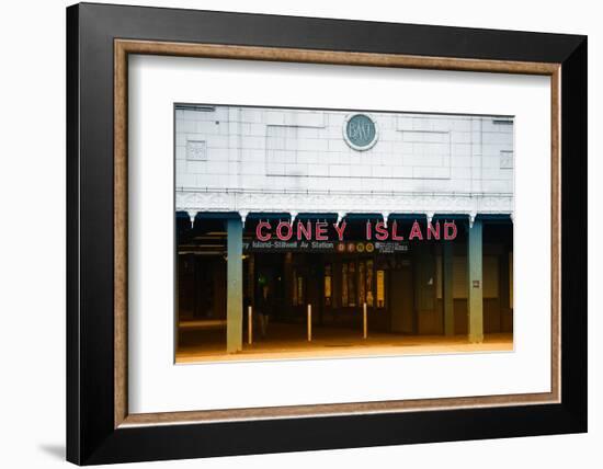 Subway Stations - Coney Island - New York - United States-Philippe Hugonnard-Framed Photographic Print