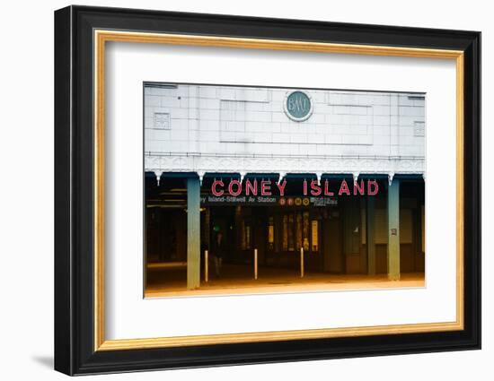 Subway Stations - Coney Island - New York - United States-Philippe Hugonnard-Framed Photographic Print