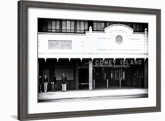 Subway Stations - Coney Island - New York - United States-Philippe Hugonnard-Framed Photographic Print