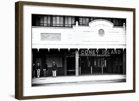 Subway Stations - Coney Island - New York - United States-Philippe Hugonnard-Framed Photographic Print