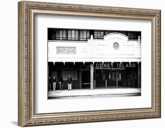 Subway Stations - Coney Island - New York - United States-Philippe Hugonnard-Framed Photographic Print