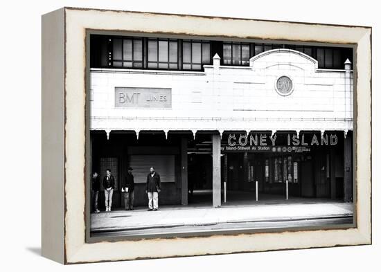 Subway Stations - Coney Island - New York - United States-Philippe Hugonnard-Framed Premier Image Canvas