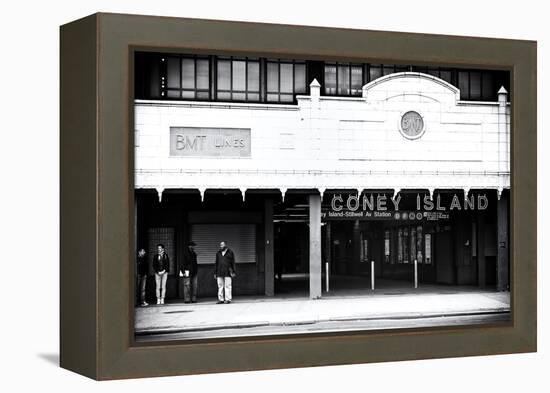 Subway Stations - Coney Island - New York - United States-Philippe Hugonnard-Framed Premier Image Canvas