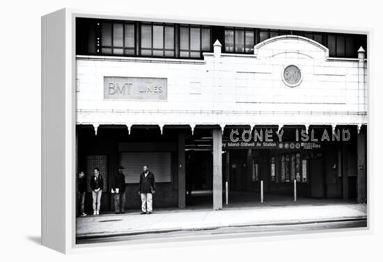 Subway Stations - Coney Island - New York - United States-Philippe Hugonnard-Framed Premier Image Canvas