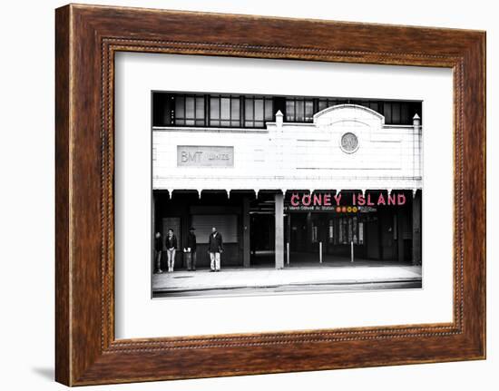 Subway Stations - Coney Island - New York - United States-Philippe Hugonnard-Framed Photographic Print