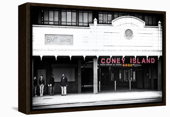 Subway Stations - Coney Island - New York - United States-Philippe Hugonnard-Framed Premier Image Canvas
