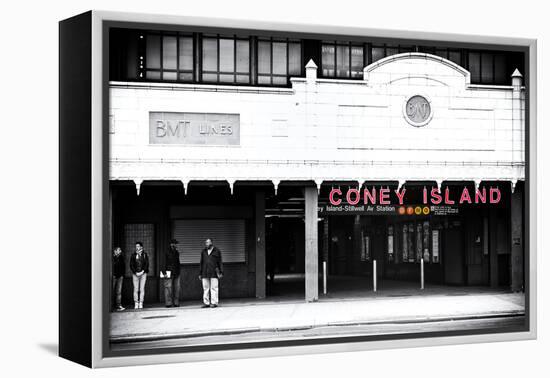 Subway Stations - Coney Island - New York - United States-Philippe Hugonnard-Framed Premier Image Canvas