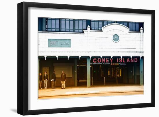 Subway Stations - Coney Island - New York - United States-Philippe Hugonnard-Framed Art Print