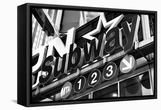 Subway Stations - Manhattan - New York City - United States-Philippe Hugonnard-Framed Premier Image Canvas