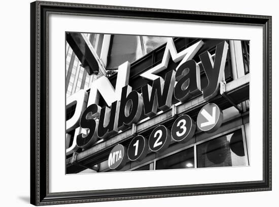 Subway Stations - Manhattan - New York City - United States-Philippe Hugonnard-Framed Photographic Print